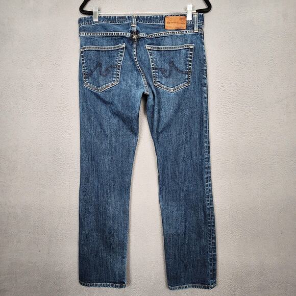 AG Adriano Goldschmied Jeans Mens 34x34 Blue Matchbox Slim Straight Actual 34X29 - Picture 2 of 16